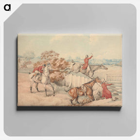 アートパネル-Foxhunting: The Leap
 - イェール大学アートギャラリー Canvas.