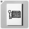アートパネル-Lock and Key from A Vade-Mecum For Malt-Worms; Or, A Guide To Good-Fellows
 - 大英図書館 Canvas.
