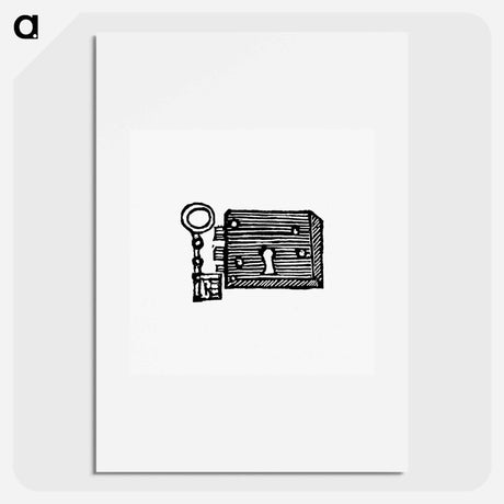 アートポスター-Lock and Key from A Vade-Mecum For Malt-Worms; Or, A Guide To Good-Fellows
 - 大英図書館 Poster.