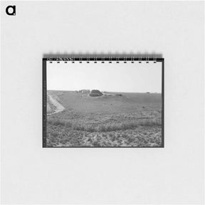 アートメモ帳-Landscape showing home of FSA borrower - ドロテア ラング Memo.