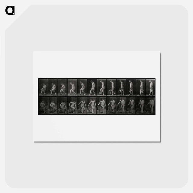 アートポストカード-Rising Man
 - エドワード マイブリッジ Postcard.