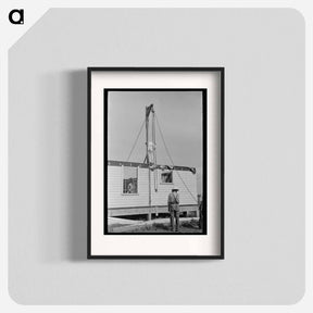 アートポスター-House Erection
 - ラッセル リー Poster.