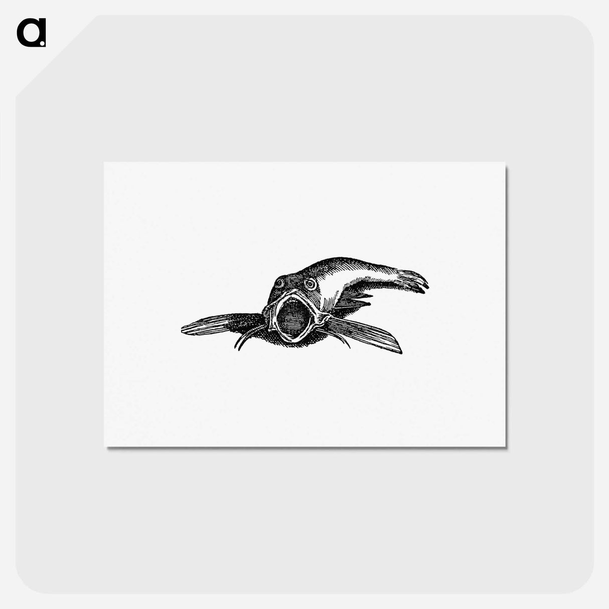 アートポストカード-Aquatic Creature, from Real Sailor-Songs
 - 大英図書館 Postcard.