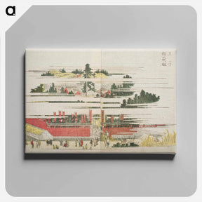 アートパネル-Inari Shrine at Oji - 葛飾 北斎 Canvas.