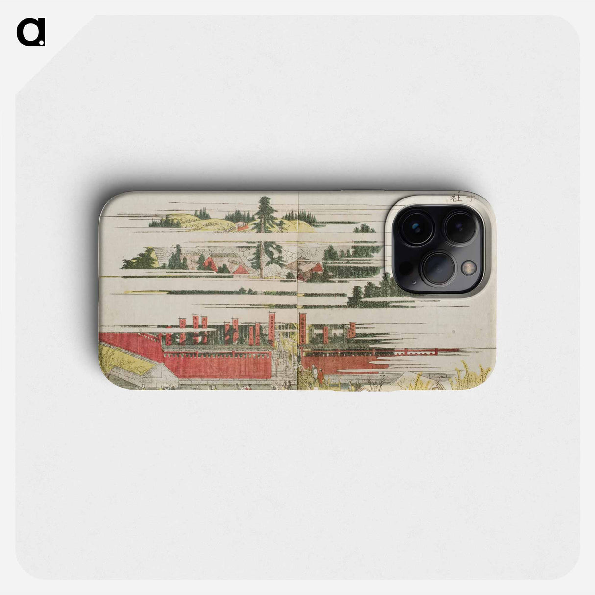 Inari Shrine at Oji - 葛飾 北斎 Phone Case.