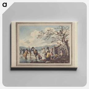 アートパネル-Winter Amusement: A View in Hyde Park from the Sluice at the East End
 - イェール大学アートギャラリー Canvas.