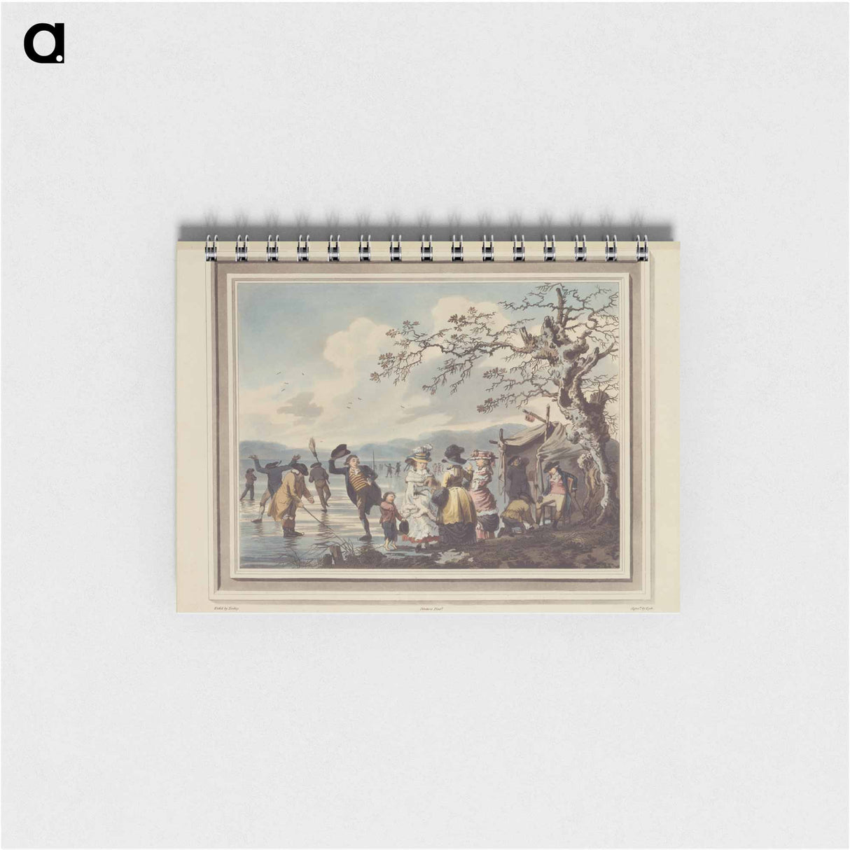 アートメモ帳-Winter Amusement: A View in Hyde Park from the Sluice at the East End
 - イェール大学アートギャラリー Memo.