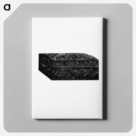 アートパネル-Luggage from The World: Round It and Over It
 - 大英図書館 Canvas.