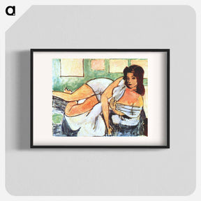 アートポスター-Reclining Nude in Arab Robe - アンリ マティス Poster.
