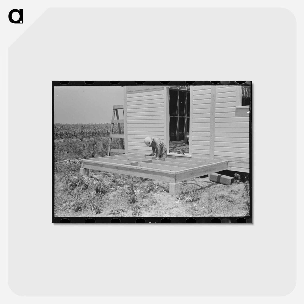 アートポストカード-Shop-Assembled Porch Floor
 - ラッセル リー Postcard.