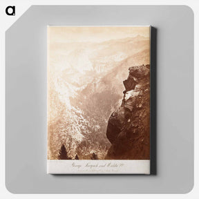 アートパネル-Yowiyi Piwack and Mahla, Yosemite
 - エドワード マイブリッジ Canvas.