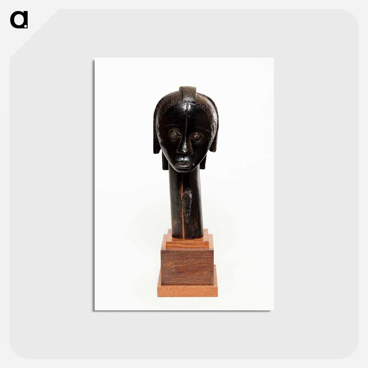アートポストカード-Reliquary Guardian Head
 - バーンズ・コレクション Postcard.