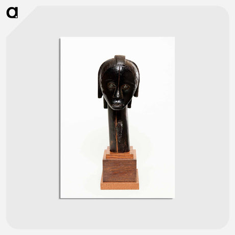 アートポストカード-Reliquary Guardian Head
 - バーンズ・コレクション Postcard.