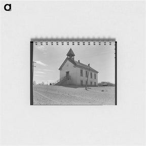 アートメモ帳-The church in the center of town - ドロテア ラング Memo.