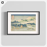 Hokusai's Banana Garden at Nakashima - Katsushika Hokusai Poster.