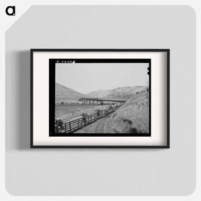 アートポスター-Logging Train, Spalding Junction
 - ラッセル リー Poster.