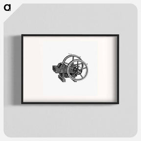 アートポスター-Lever Pattern with Wheels and Pulley
 - 大英図書館 Poster.