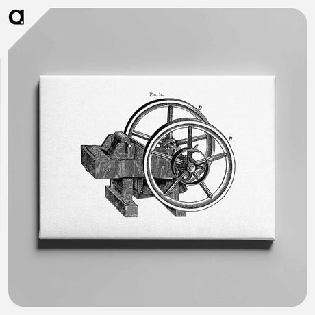アートパネル-Lever Pattern with Wheels and Pulley
 - 大英図書館 Canvas.