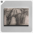 アートパネル-Study for Mare and Foal, Lytchetts, Clayhidon
 - イェール大学アートギャラリー Canvas.