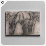 アートパネル-Study for Mare and Foal, Lytchetts, Clayhidon
 - イェール大学アートギャラリー Canvas.