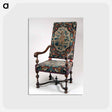 アートポストカード-Upholstered Armchair
 - バーンズ・コレクション Postcard.