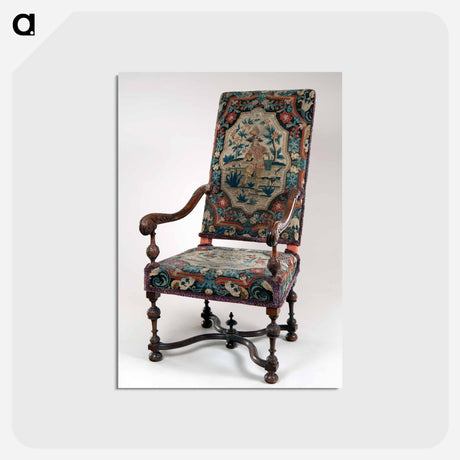 アートポストカード-Upholstered Armchair
 - バーンズ・コレクション Postcard.