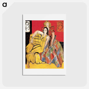 アートポストカード-Two Girls - アンリ マティス Postcard.