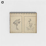 Random sketches by Hokusai - 葛飾 北斎 Memo.