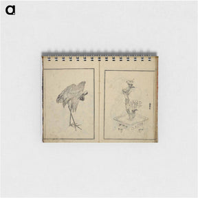 アートメモ帳-Random sketches by Hokusai - 葛飾 北斎 Memo.