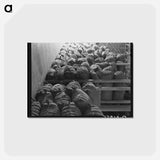 アートポストカード-Kimble County Wool Storage
 - ラッセル リー Postcard.