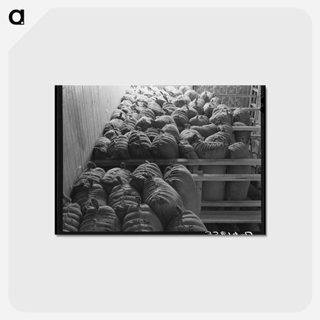 アートポストカード-Kimble County Wool Storage
 - ラッセル リー Postcard.