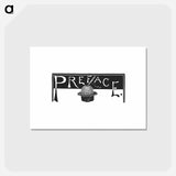 アートポストカード-Preface from The World: Round It and Over It
 - 大英図書館 Postcard.