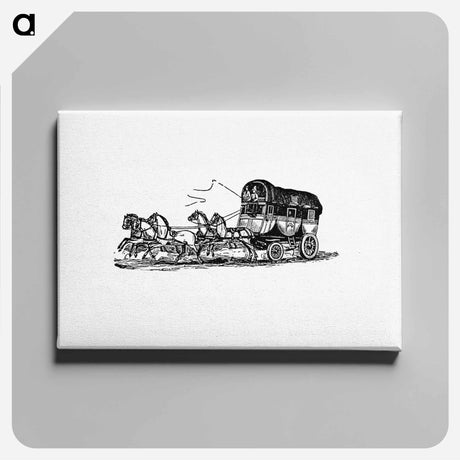 アートパネル-Horse Carriage from Aris-Nine, Or Dream And Reality
 - 大英図書館 Canvas.