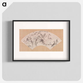 アートポスター-Landscape with Horse and Bridge
 - バーンズ・コレクション Poster.