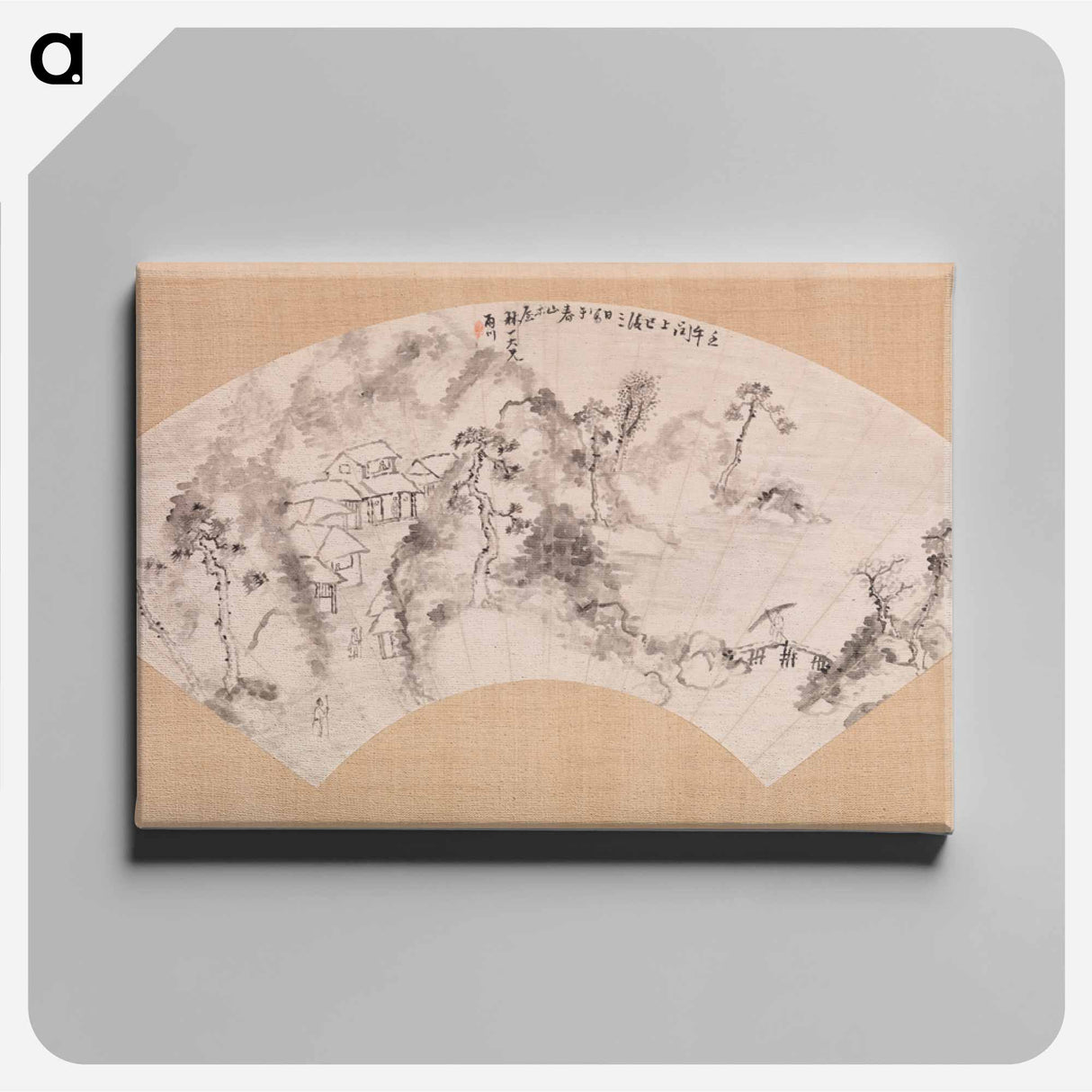 アートパネル-Landscape with Horse and Bridge
 - バーンズ・コレクション Canvas.