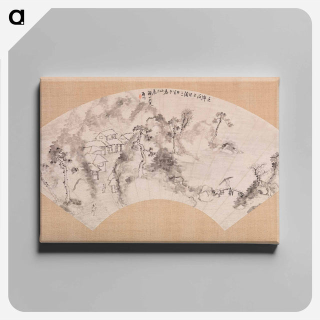 アートパネル-Landscape with Horse and Bridge
 - バーンズ・コレクション Canvas.