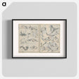 アートポスター-Random sketches by Hokusai volumes 1 to 11 - 葛飾 北斎 Poster.