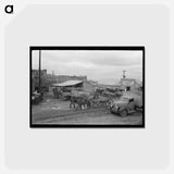 アートポストカード-Eufaula Farmers' Lot
 - ラッセル リー Postcard.