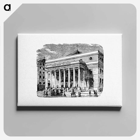 アートパネル-Odeon-Theater of Europe from Paris-Neuf, Or Dream And Reality
 - 大英図書館 Canvas.