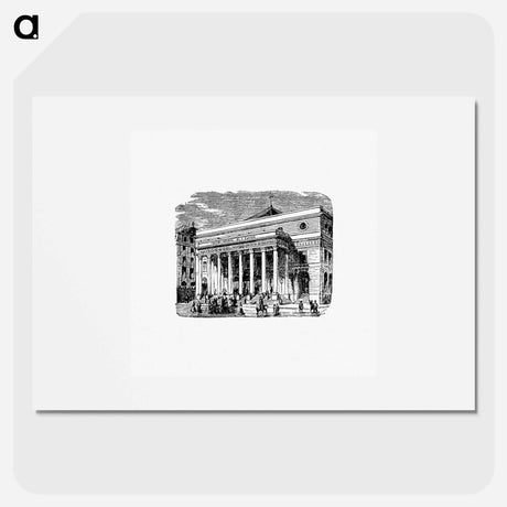 アートポスター-Odeon-Theater of Europe from Paris-Neuf, Or Dream And Reality
 - 大英図書館 Poster.