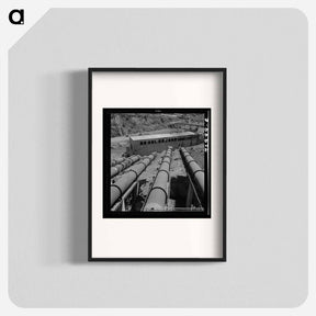 アートポスター-Shasta Dam Penstocks
 - ラッセル リー Poster.