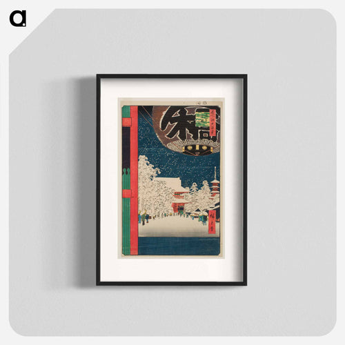 浅草金龍山寺 - セントルイス美術館 Poster.