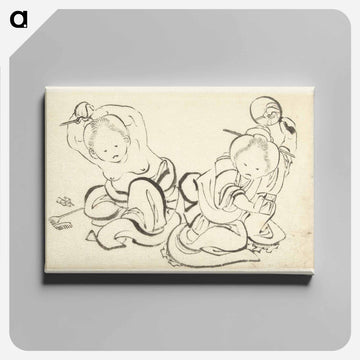 Hokusai's lithographs - 葛飾 北斎 Canvas.