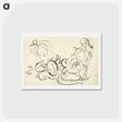 アートポストカード-Hokusai's lithographs - 葛飾 北斎 Postcard.