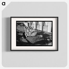 アートポスター-Bulldozer at Shasta Dam
 - ラッセル リー Poster.