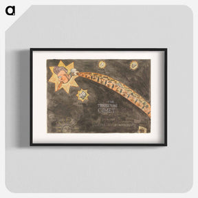 アートポスター-The Terrifying Comet Or Modern Planetary System
 - イェール大学アートギャラリー Poster.