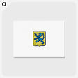 アートポストカード-Badge from Bretagne
 - 大英図書館 Postcard.