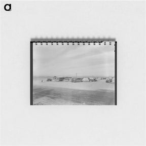 アートメモ帳-Auto camp north of Calipatria, California - ドロテア ラング Memo.