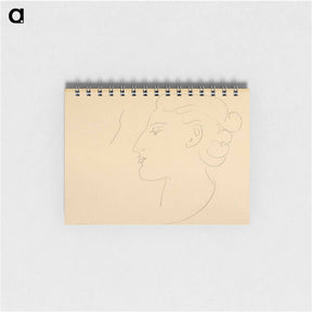 アートメモ帳-Woman in Profile (Turned to the Left) - アンリ マティス Memo.