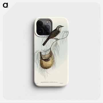 Lanceolate Honey-eater
 - ジョン グールド Phone Case.